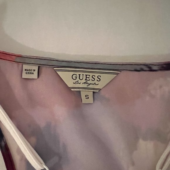 Guess Kaleido Pleated High-Low Dress - Picture 5 of 8